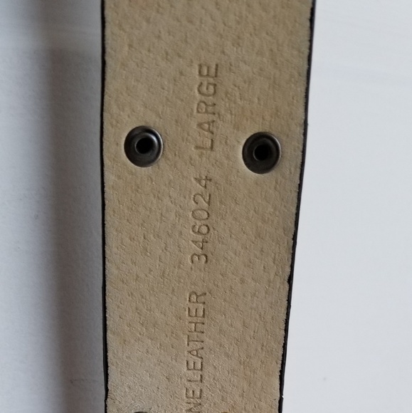 Nine West leather belt L black - Picture 3 of 8